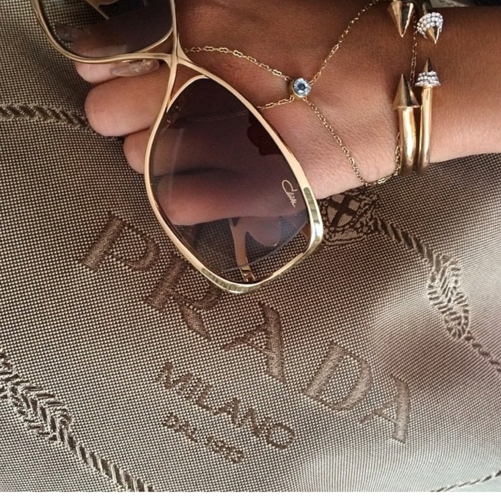 Prada jacquard hobo bag